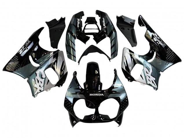 Mejores Carenados Moto Honda CBR900RR 893 1992-1993 - Plata Negro Brillante