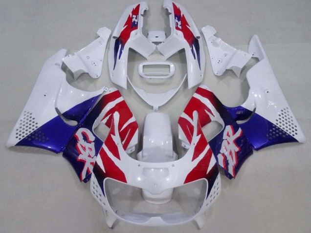 Mejores Carenados Moto Honda CBR900RR 893 1994-1995 - Blanco Rojo Azul