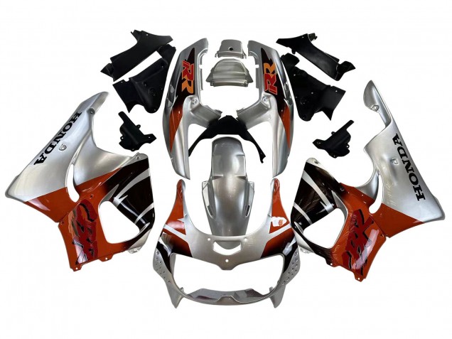 Mejores Carenados Moto Honda CBR900RR 893 1996-1997 - Plata Rojo Negro Brillante