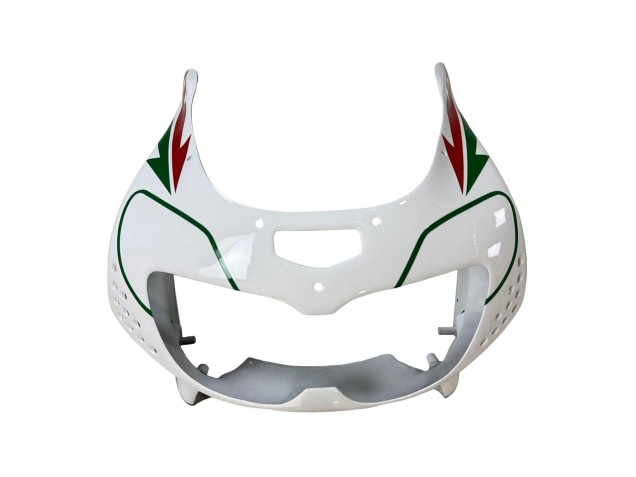 Mejores Carenados Moto Honda CBR900RR 893 1996-1997 - Blanco Verde Gris Negro Brillante Castrol
