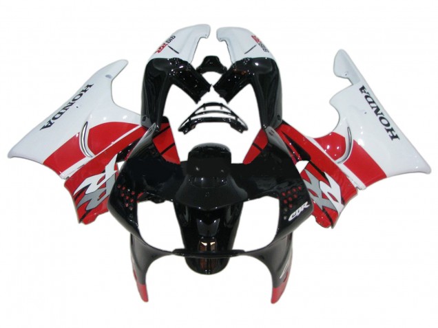 Mejores Carenados Moto Honda CBR900RR 919 1998-1999 - Blanco Rojo Negro Brillante