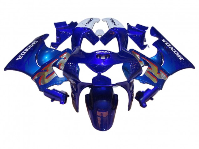 Mejores Carenados Moto Honda CBR900RR 919 1998-1999 - Blanco Azul Plata