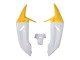 Mejores Carenados Moto Honda CBR900RR 919 1998-1999 - Blanco Amarillo Negro Brillante