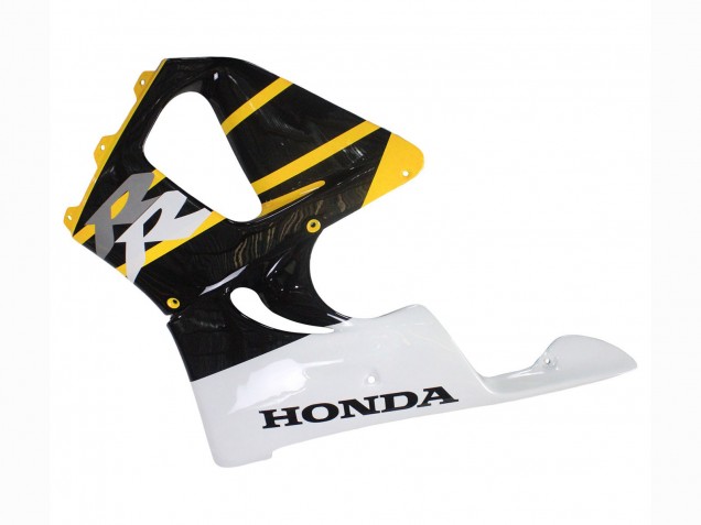Mejores Carenados Moto Honda CBR900RR 919 1998-1999 - Blanco Amarillo Negro Brillante