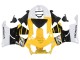 Mejores Carenados Moto Honda CBR900RR 919 1998-1999 - Blanco Amarillo Negro Brillante