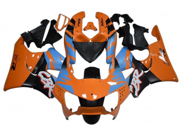 Mejores Carenados Moto Honda CBR900RR 919 1998-1999 - Naranja Azul Negro Mate