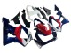 Mejores Carenado Moto Honda CBR900RR 929 2000-2001 - Blanco Rojo Azul