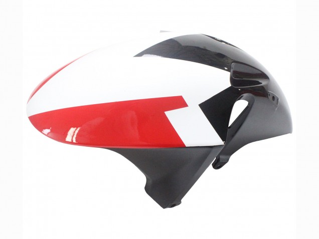Mejores Carenados Moto Honda CBR900RR 929 2000-2001 - Blanco Rojo Negro Brillante Carrera