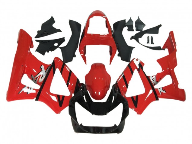 Mejores Carenados Moto Honda CBR900RR 929 2000-2001 - Rojo Negro Brillante