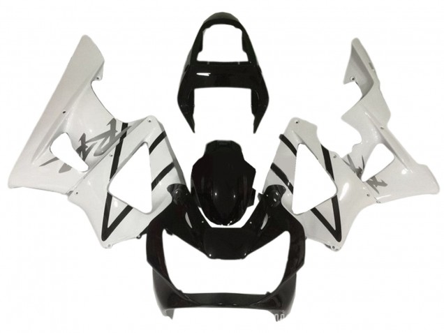 Mejores Carenados Moto Honda CBR900RR 929 2000-2001 - Blanco Negro Brillante