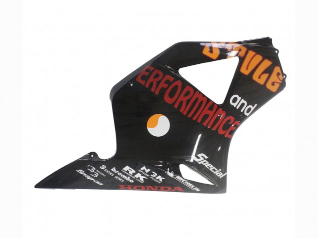 Mejores Carenados Moto Honda CBR900RR 954 2002-2003 - Amarillo Rojo Negro Brillante Repsol Rossi