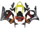 Mejores Carenados Moto Honda CBR900RR 954 2002-2003 - Amarillo Rojo Negro Brillante Repsol Rossi