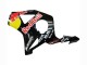 Mejores Carenados Moto Honda CBR900RR 954 2002-2003 - Negro Brillante Amarillo Rojo Bull Michelin
