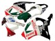 Mejores Carenados Moto Honda CBR900RR 954 2002-2003 - Blanco Rojo Verde Negro Brillante Castrol
