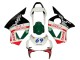Mejores Carenados Moto Honda CBR900RR 954 2002-2003 - Blanco Rojo Verde Negro Brillante Castrol