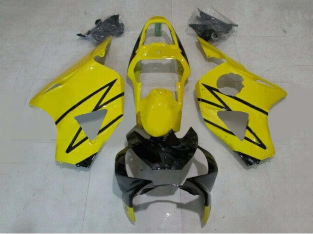Mejores Carenados Moto Honda CBR900RR 954 2002-2003 - Amarillo Negro Brillante