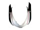 Mejores Carenados Moto Ducati 848 2007-2014 - Blanco Rosa Negro Brillante Connie