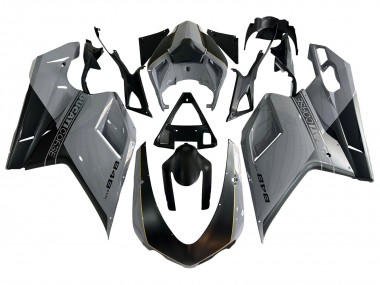 Mejores Carenados Moto Ducati 848 2007-2014 - Plata Oro Negro Mate