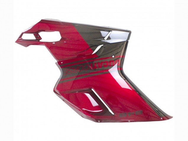 Mejores Carenado Moto Ducati 848 2007-2014 - Rojo Negro Brillante
