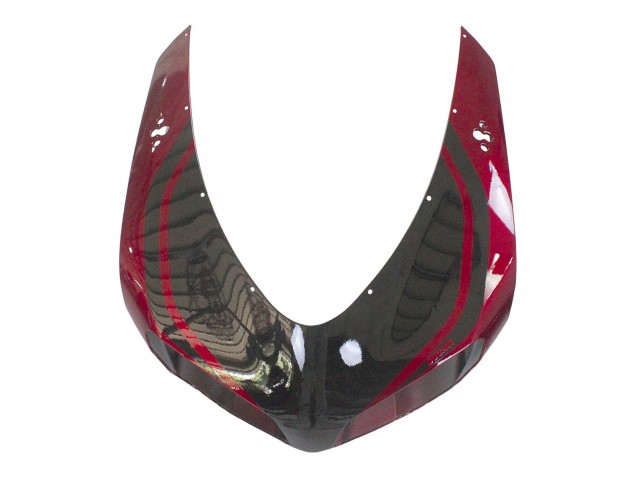Mejores Carenado Moto Ducati 848 2007-2014 - Rojo Negro Brillante