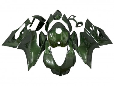 Mejores Carenados Moto Ducati Panigale 899/1199 2011-2014 - Verde Brillante Oscuro