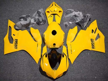 Mejores Carenados Moto Ducati Panigale 899/1199 2011-2014 - Amarillo Brillante