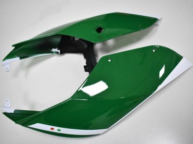 Mejores Carenados Moto Ducati Panigale 899 2011-2014 - Blanco Rojo Verde Oscuro