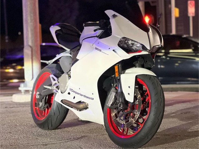 Mejores Carenados Moto Ducati 959/1299 2015-2020 - Blanco Púrpura