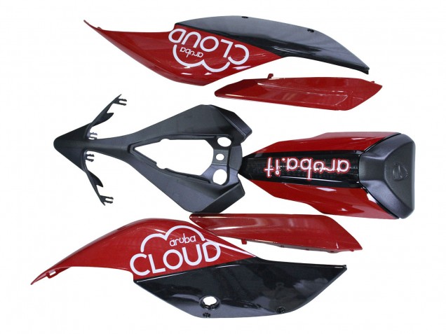 Mejores Carenados Moto Ducati 959/1299 2015-2020 - Blanco Rojo Negro Aruba 7
