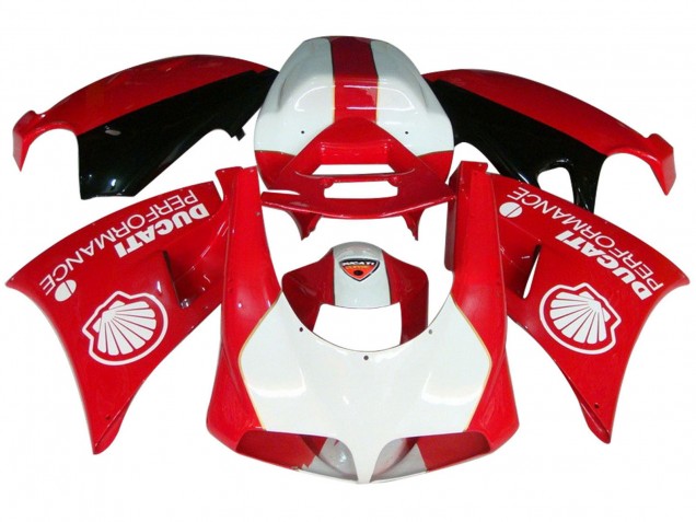 Mejores Carenados Moto Ducati 959/1299 2015-2020 - Blanco Rojo Negro Brillante Performance