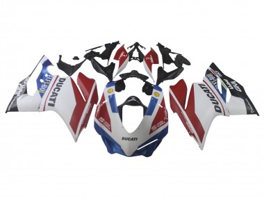 Mejores Carenados Moto Ducati 1299 2015-2020 - Blanco Rojo Azul Negro Mate Unibat Flex-Box