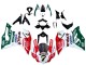 Mejores Carenados Moto Ducati 959/1299 2015-2020 - Blanco Rojo Verde Valsir Fiamm 7