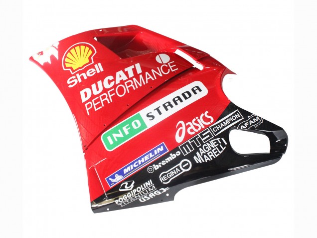 Mejores Carenados Moto Ducati 748/916/996/998 1993-2005 - Blanco Rojo Amarillo Verde Negro Brillante Performance