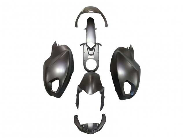 Mejores Carenado Moto Ducati Monster 696 796 1100 1100S 2008-2012 - Negro Mate