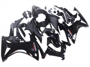 Mejores Carenados Moto Honda CBR500R 2013-2015 - Negro Brillante Negro Mate