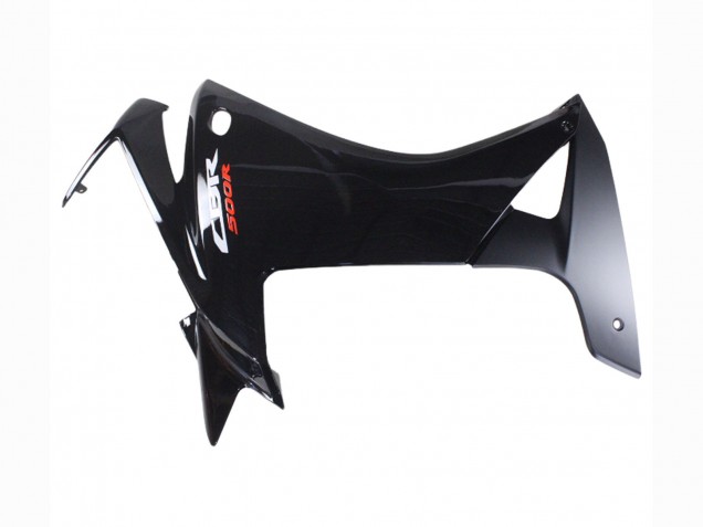 Mejores Carenados Moto Honda CBR500R 2013-2015 - Negro Brillante Negro Mate