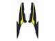 Mejores Carenados Moto Honda CBR500R 2022-2023 - Negro Mate Amarillo