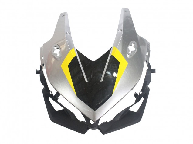 Mejores Carenados Moto Honda CBR500R 2022-2023 - Plata Amarillo Negro Brillante