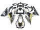 Mejores Carenados Moto Honda CBR500R 2022-2023 - Plata Amarillo Negro Brillante