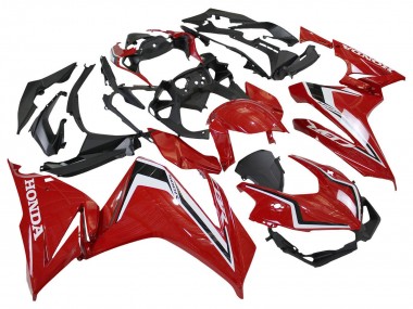 Mejores Carenados Moto Honda CBR500R 2022-2023 - Rojo Blanco Negro