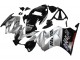 Mejores Carenados Moto Honda VFR 800 2002-2013 - Plata Negro Brillante Repsol