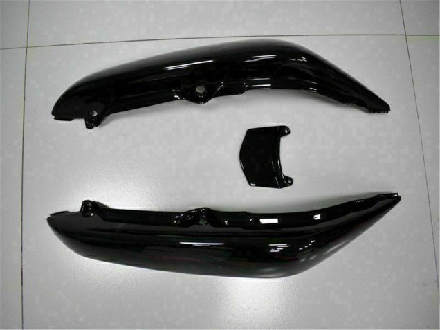 Mejores Carenados Moto Kawasaki EX650 2006-2008 - Negro Brillante Rojo Llama