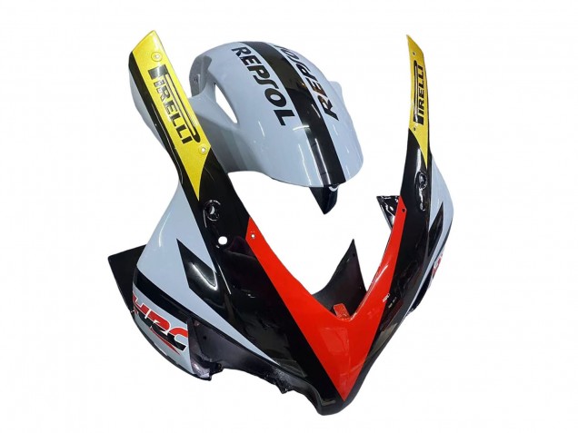 Mejores Carenados Moto Honda CBR1000RR 2004-2005 - Amarillo Rojo Blanco Lustroso Rojo Bull Repsol HRC