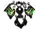 Mejores Carenados Moto Honda CBR1000RR 2004-2005 - Negro Brillante Amarillo Verde Monstruo