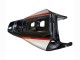 Mejores Carenados Moto Honda CBR1000RR 2004-2005 - Plata Negro Brillante Rojo Raya