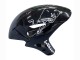 Mejores Carenados Moto Honda CBR1000RR 2004-2005 - Plata Negro Brillante Rojo Raya