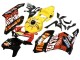 Mejores Carenados Moto Honda CBR1000RR 2004-2005 - Amarillo Naranja Negro Brillante Repsol Rossi 46