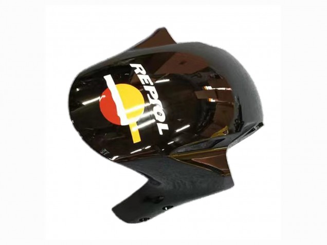 Mejores Carenados Moto Honda CBR1000RR 2004-2005 - Amarillo Naranja Negro Brillante Repsol Rossi 46