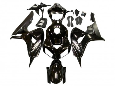 Mejores Carenados Moto Honda CBR1000RR 2006-2007 - Negro Brillante Negro Mate
