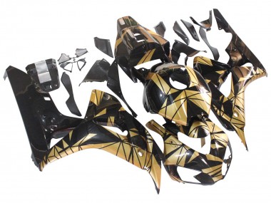 Mejores Carenados Moto Honda CBR1000RR 2006-2007 - Oro Negro Brillante